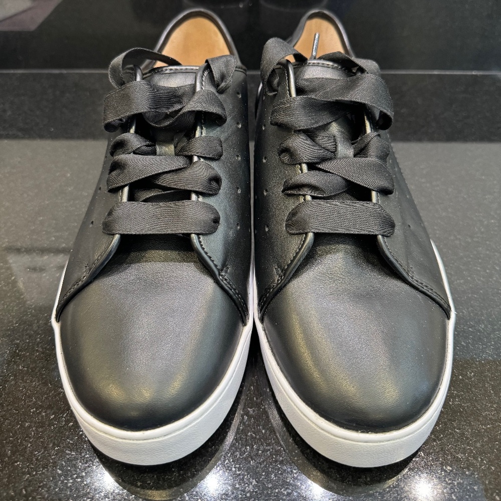 Vionic black leather casual sneaker. New. Women's size 10